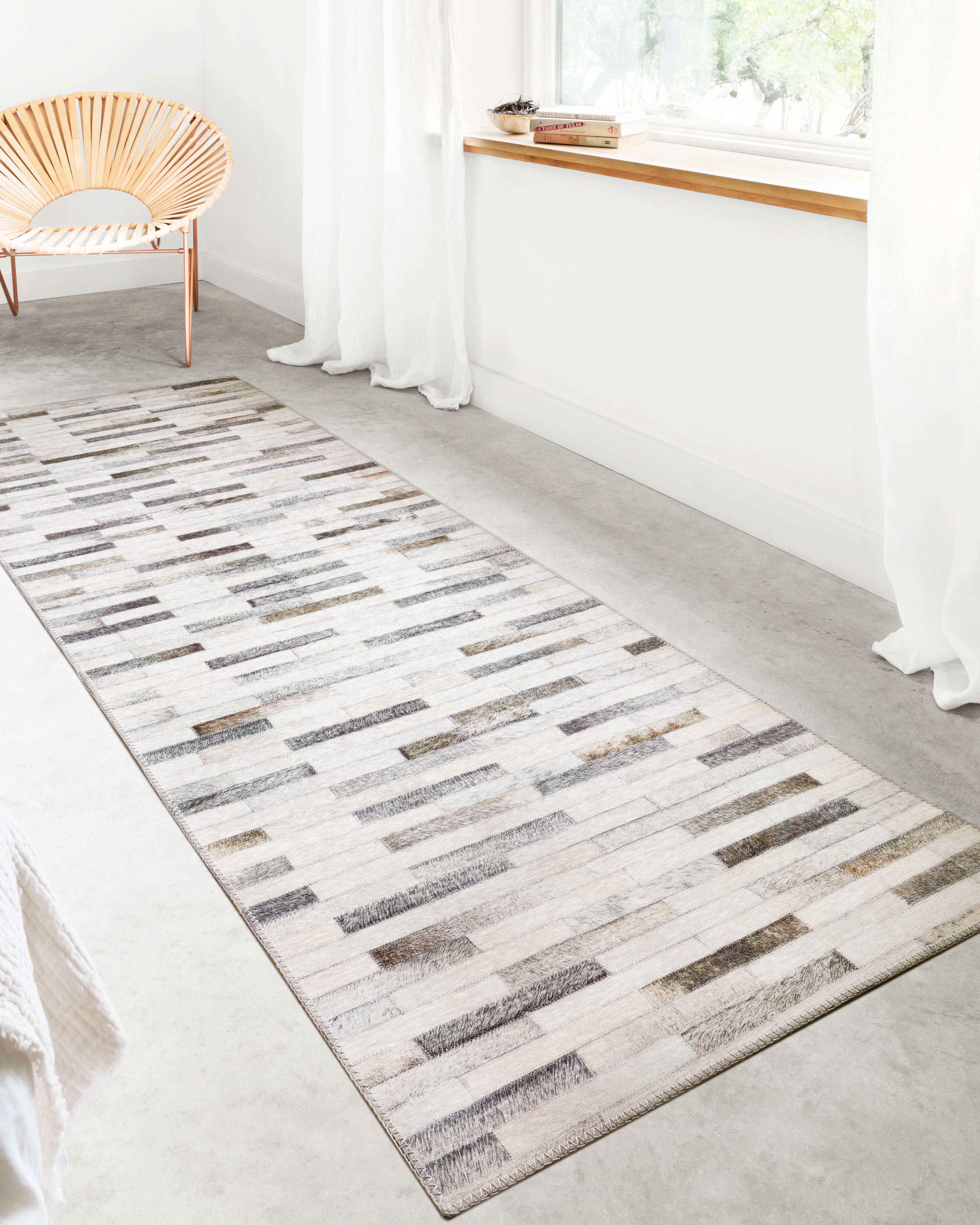 Loloi Maddox Ivory / Grey Rug RUGS - synthetic Loloi