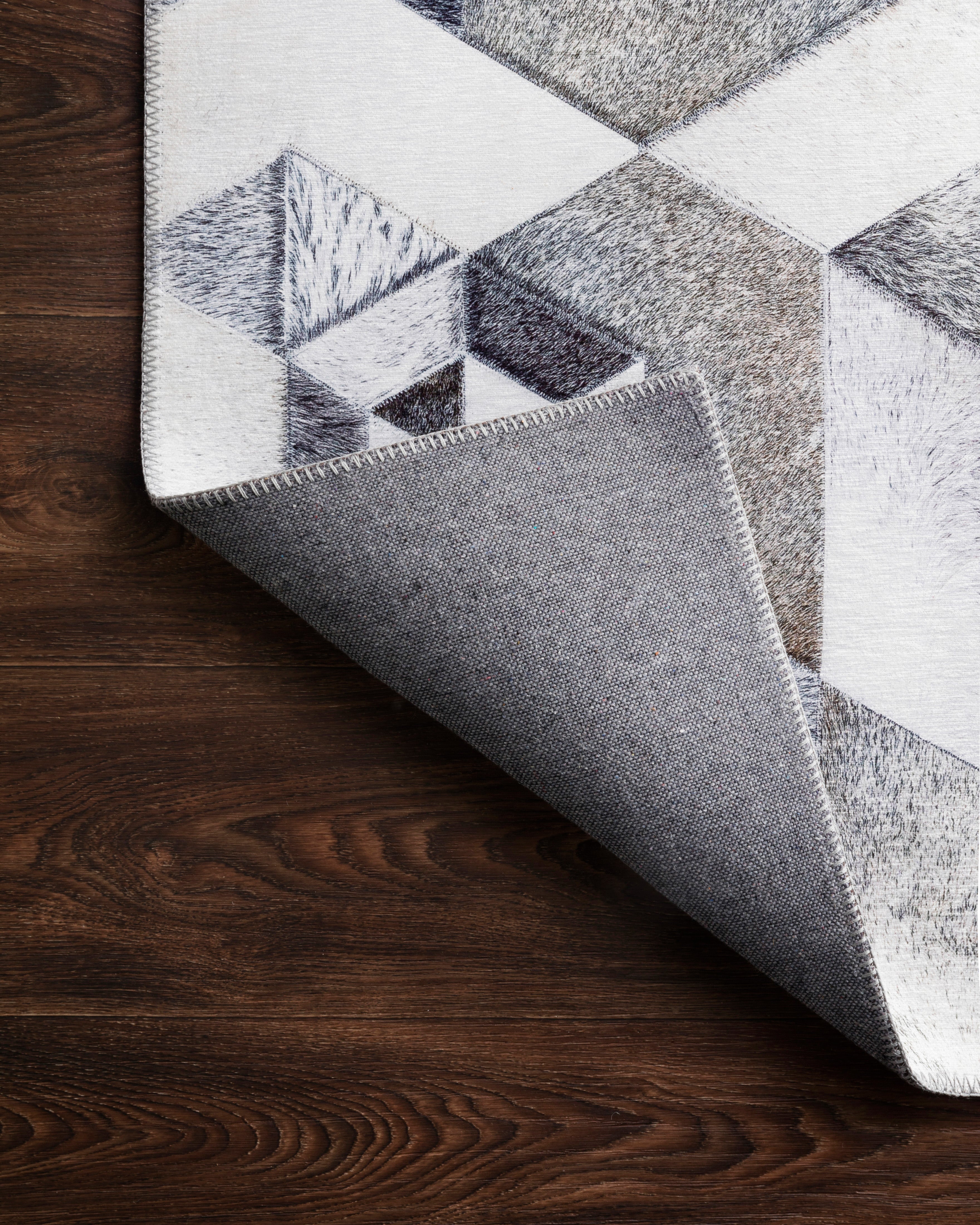 Loloi Maddox Grey / Ivory Rug RUGS - synthetic Loloi