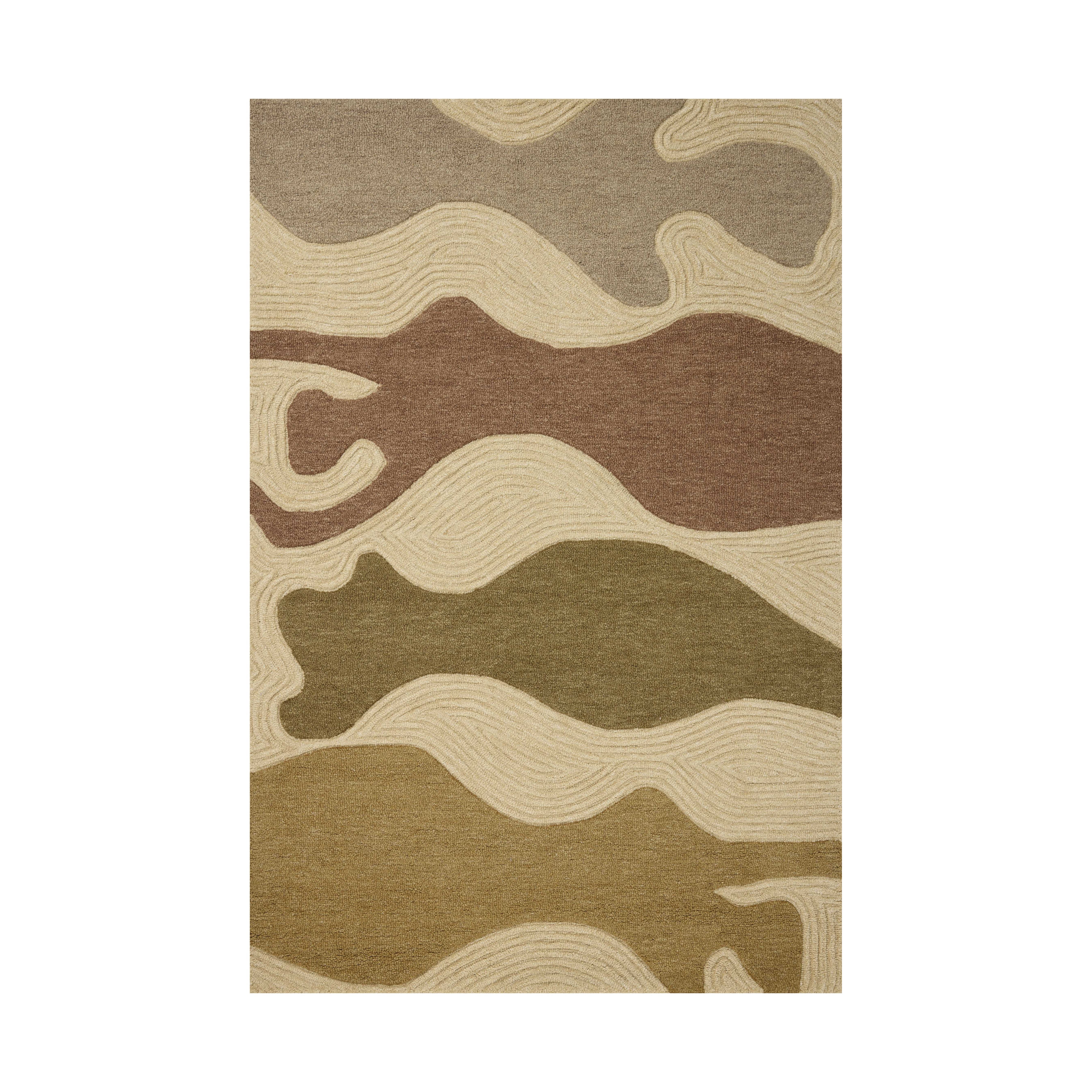 Brigette Romanek x Loloi Madi Linen / Multi Rug, 18" x 18" Sample