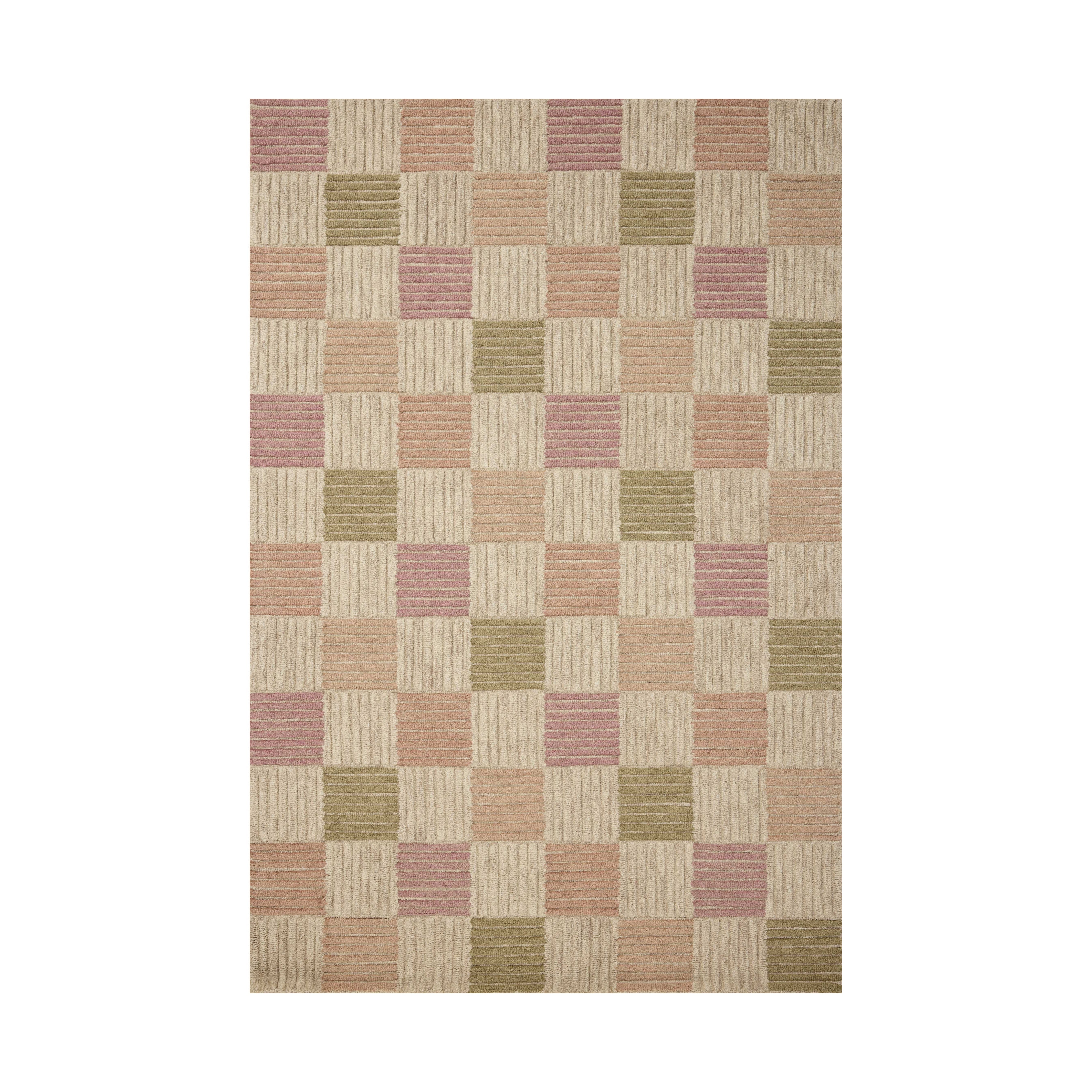 Brigette Romanek x Loloi Madi Natural / Multi Rug RUGS - wool Loloi 18" x 18" sample
