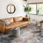 Loloi Maeve Silver / Apricot Rug RUGS - synthetic Loloi