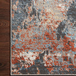 Loloi Maeve Silver / Apricot Rug RUGS - synthetic Loloi