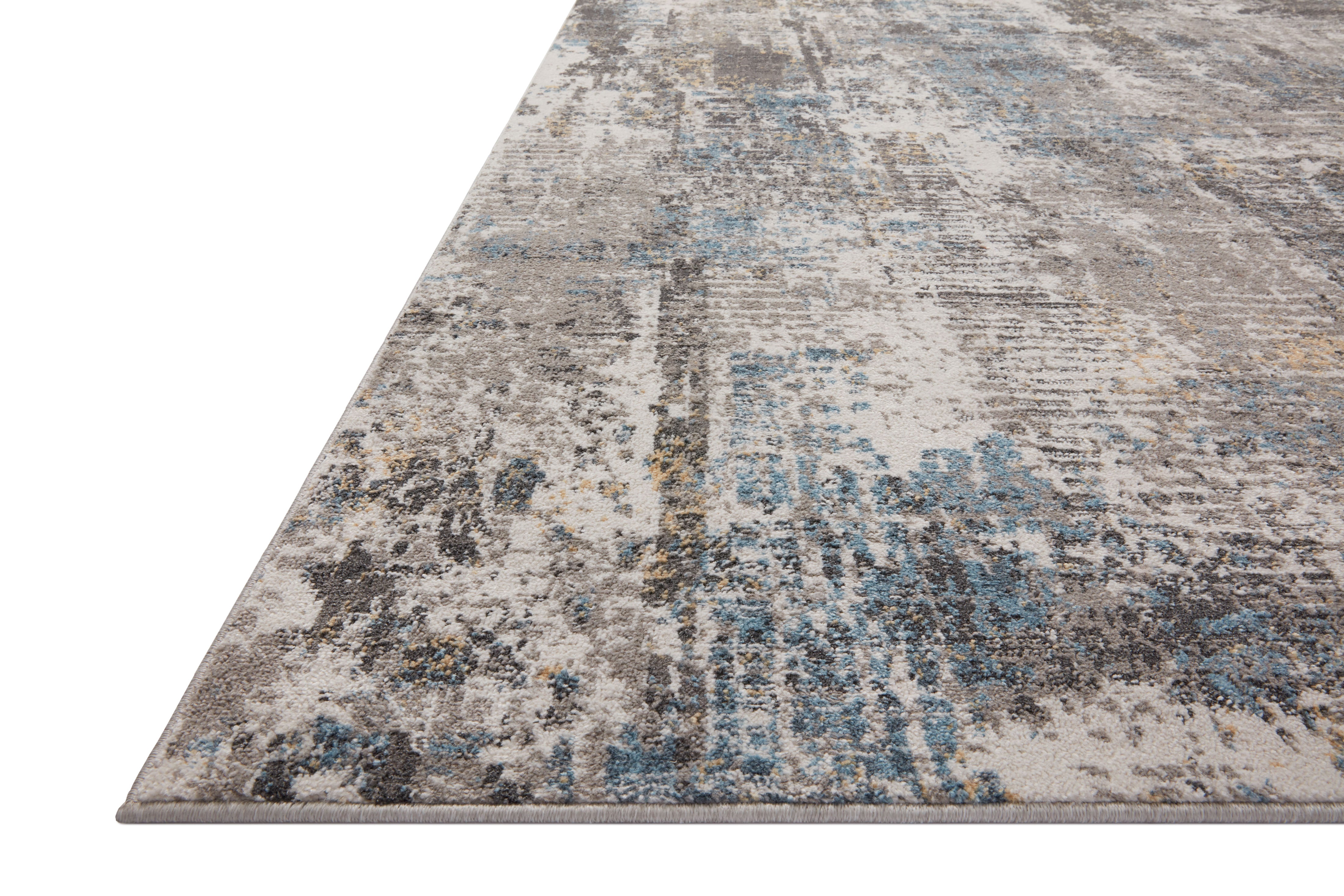 Loloi Maeve Slate / Mist Rug RUGS - synthetic Loloi