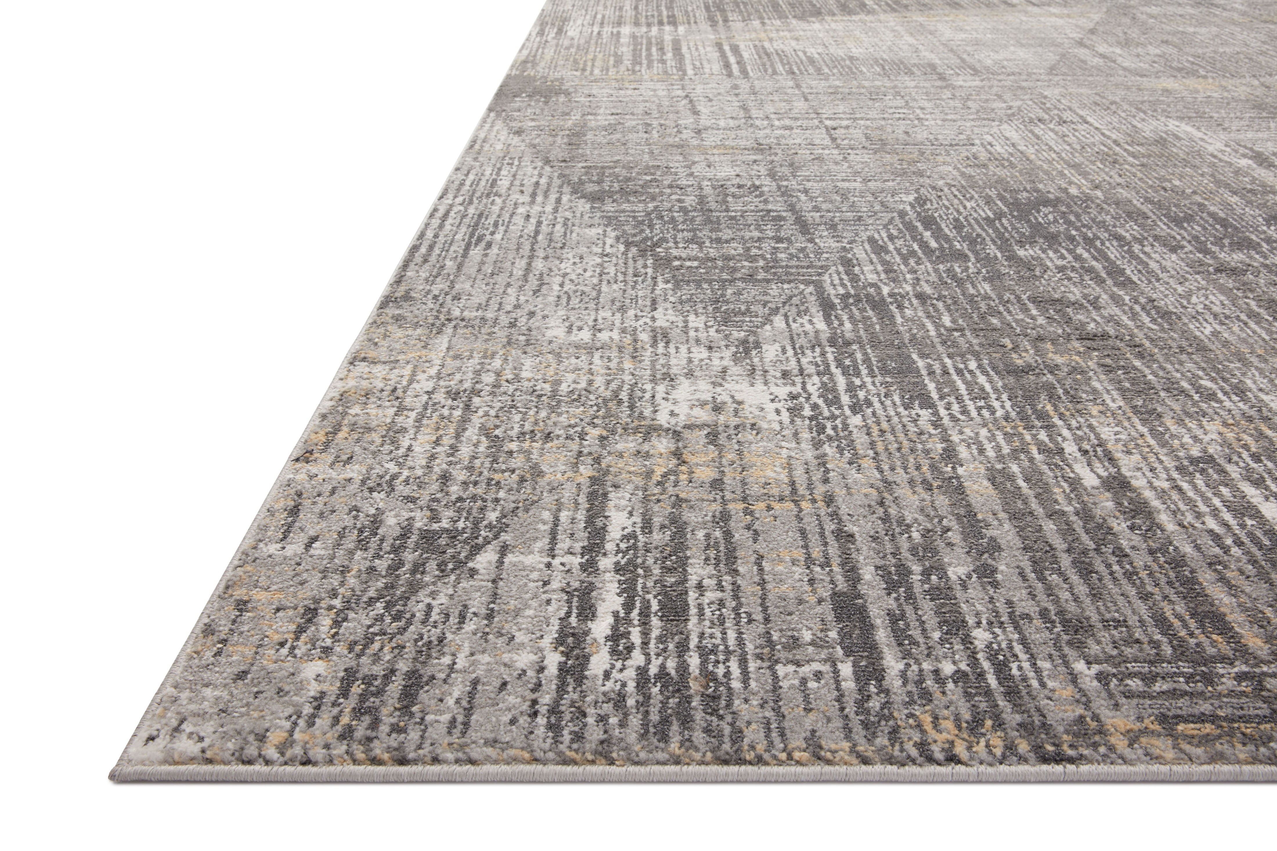 Loloi Maeve Granite / Gold Rug RUGS - synthetic Loloi