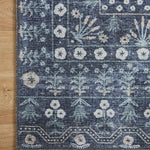 Rifle Paper Co. x Loloi Maison Rosette Blue Rug 1-patterned rugs Loloi