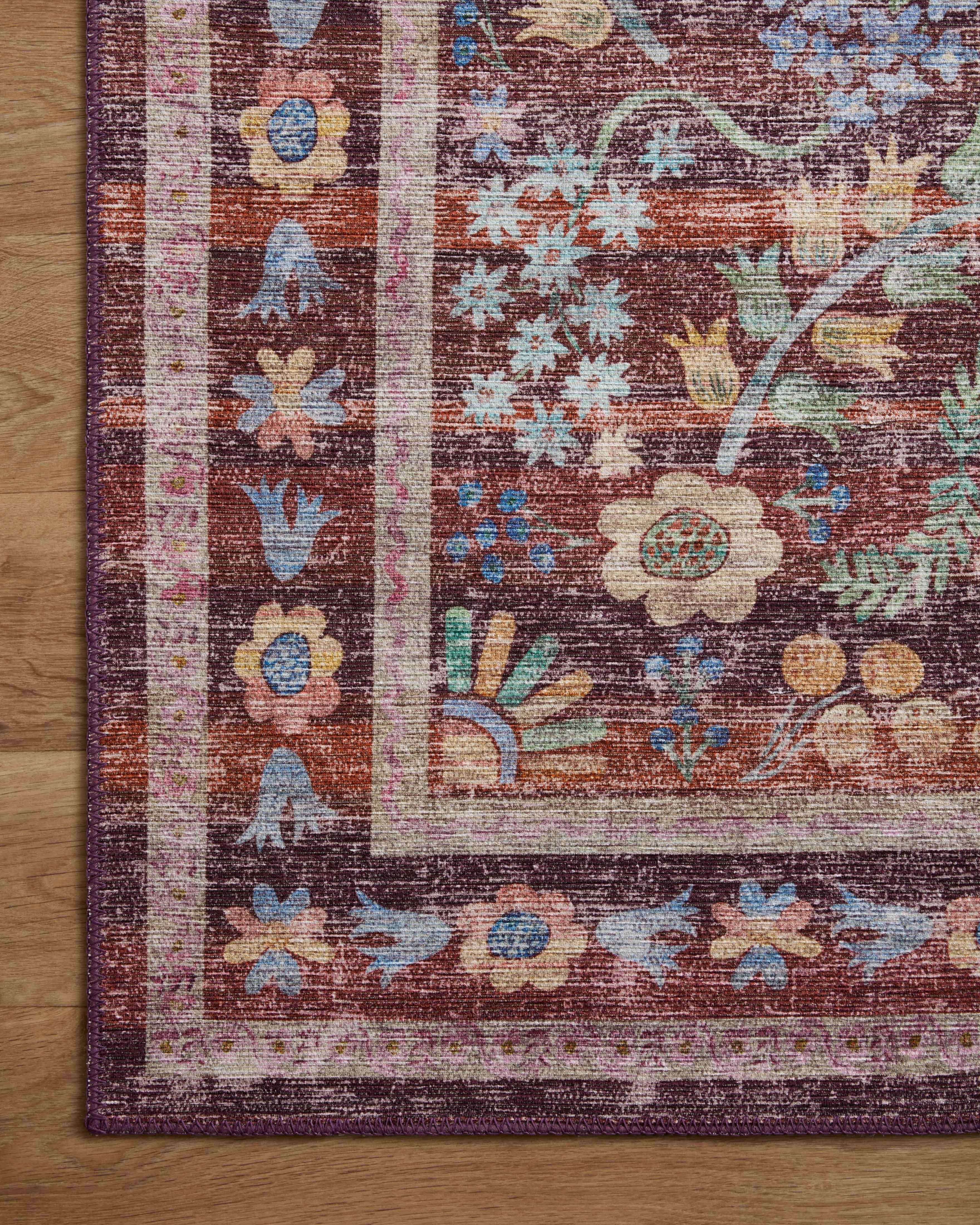 Rifle Paper Co. x Loloi Maison Red Rug RUGS - synthetic Loloi