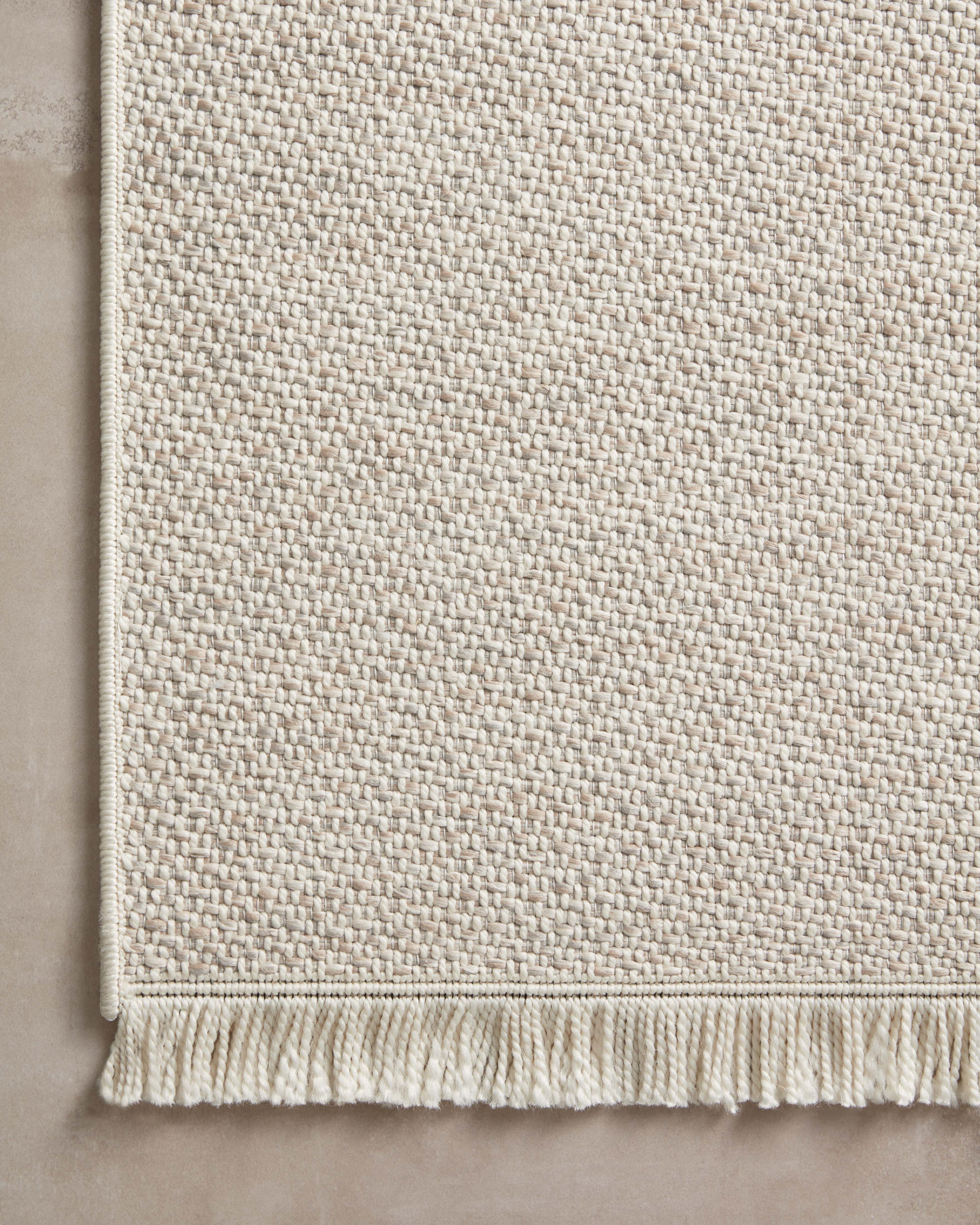 Amber Lewis x Loloi Malibu Ivory / Dove Rug No. 05 5-Rugs - indoor/outdoor Loloi
