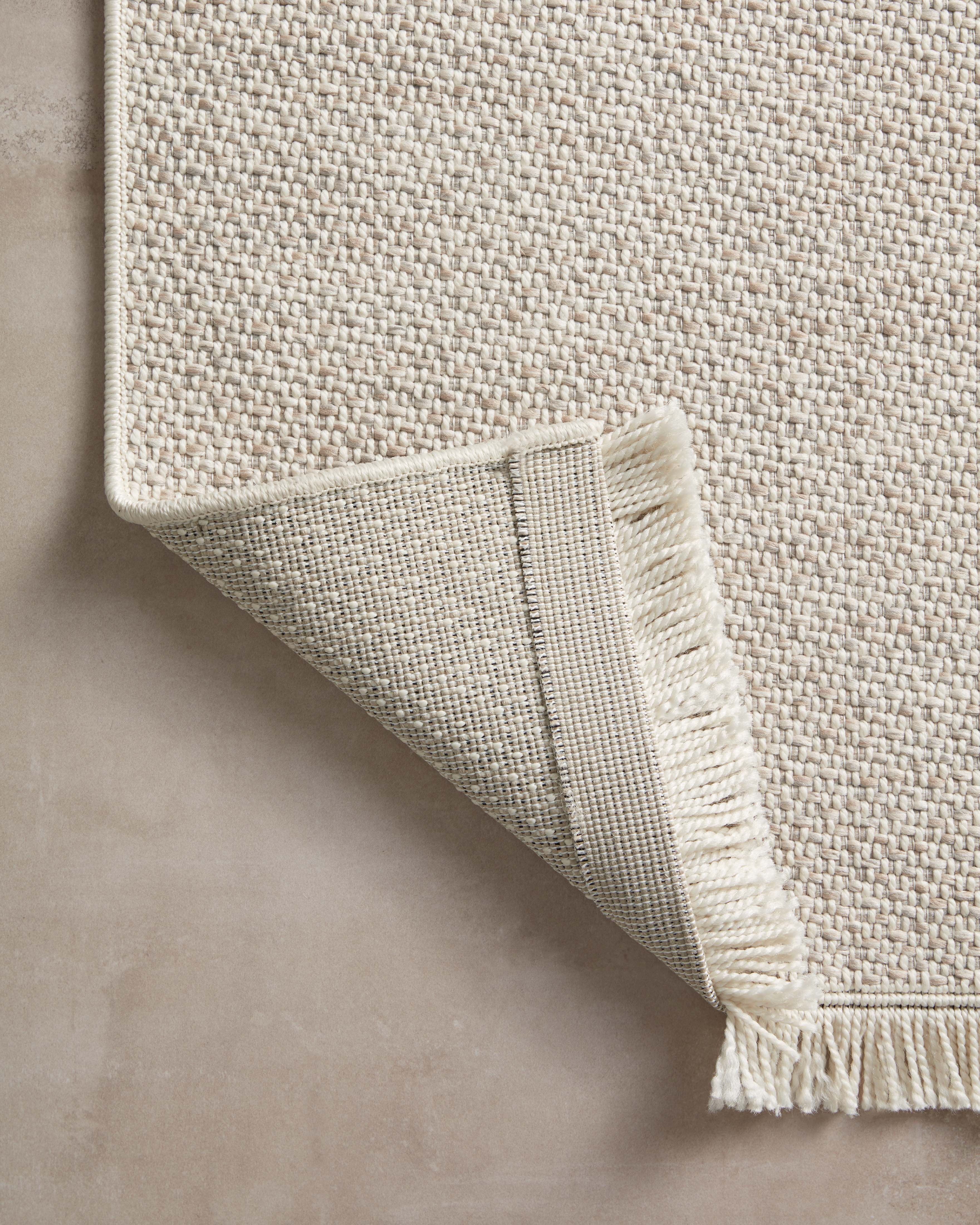 Amber Lewis x Loloi Malibu Ivory / Dove Rug No. 02 5-Rugs - indoor/outdoor Loloi