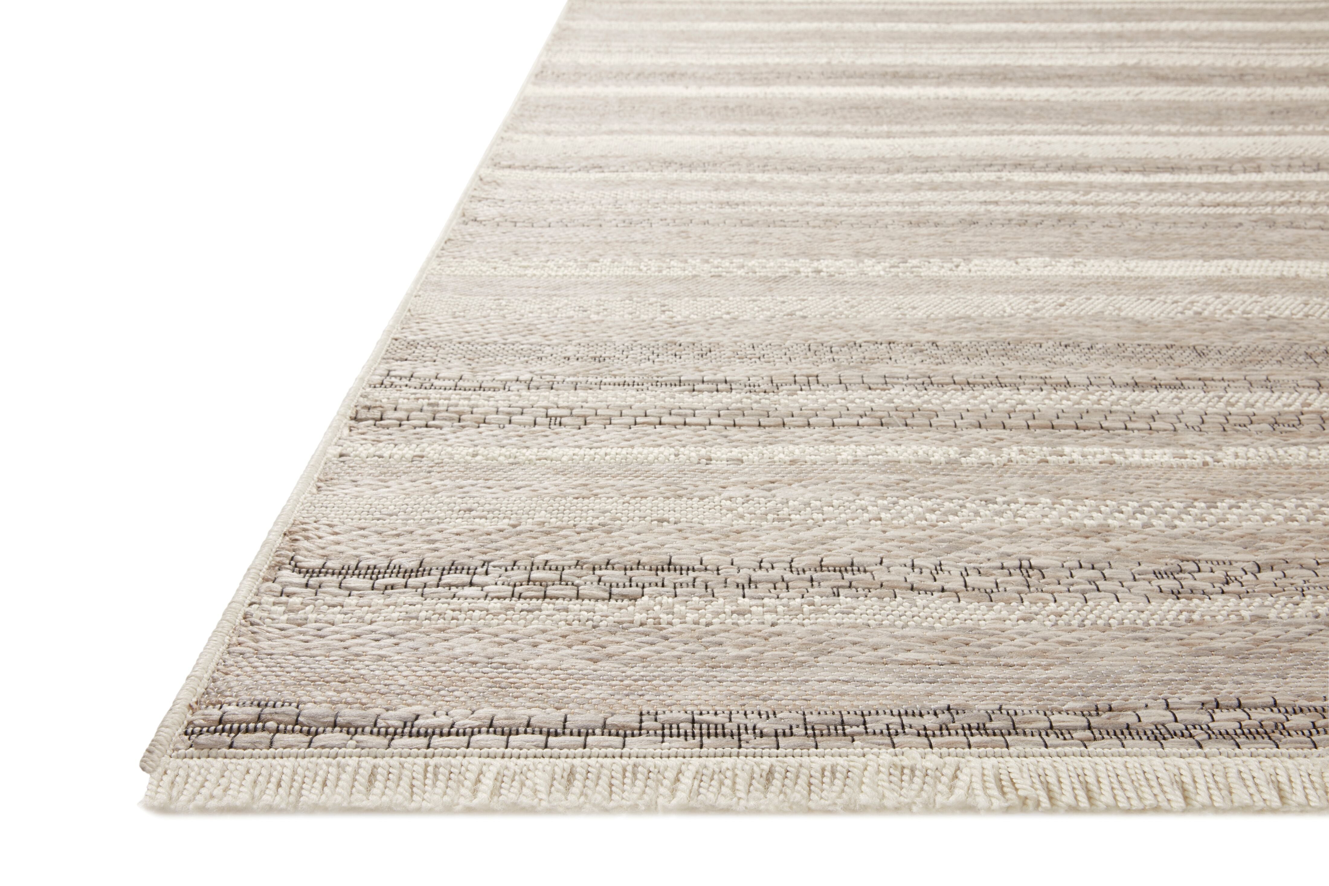 Amber Lewis x Loloi Malibu Ivory / Dove Rug No. 01 5-Rugs - indoor/outdoor Loloi