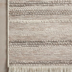 Amber Lewis x Loloi Malibu Ivory / Dove Rug No. 05 5-Rugs - indoor/outdoor Loloi