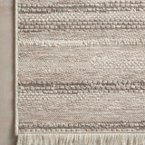 Amber Lewis x Loloi Malibu Ivory / Dove Rug No. 04 5-Rugs - indoor/outdoor Loloi