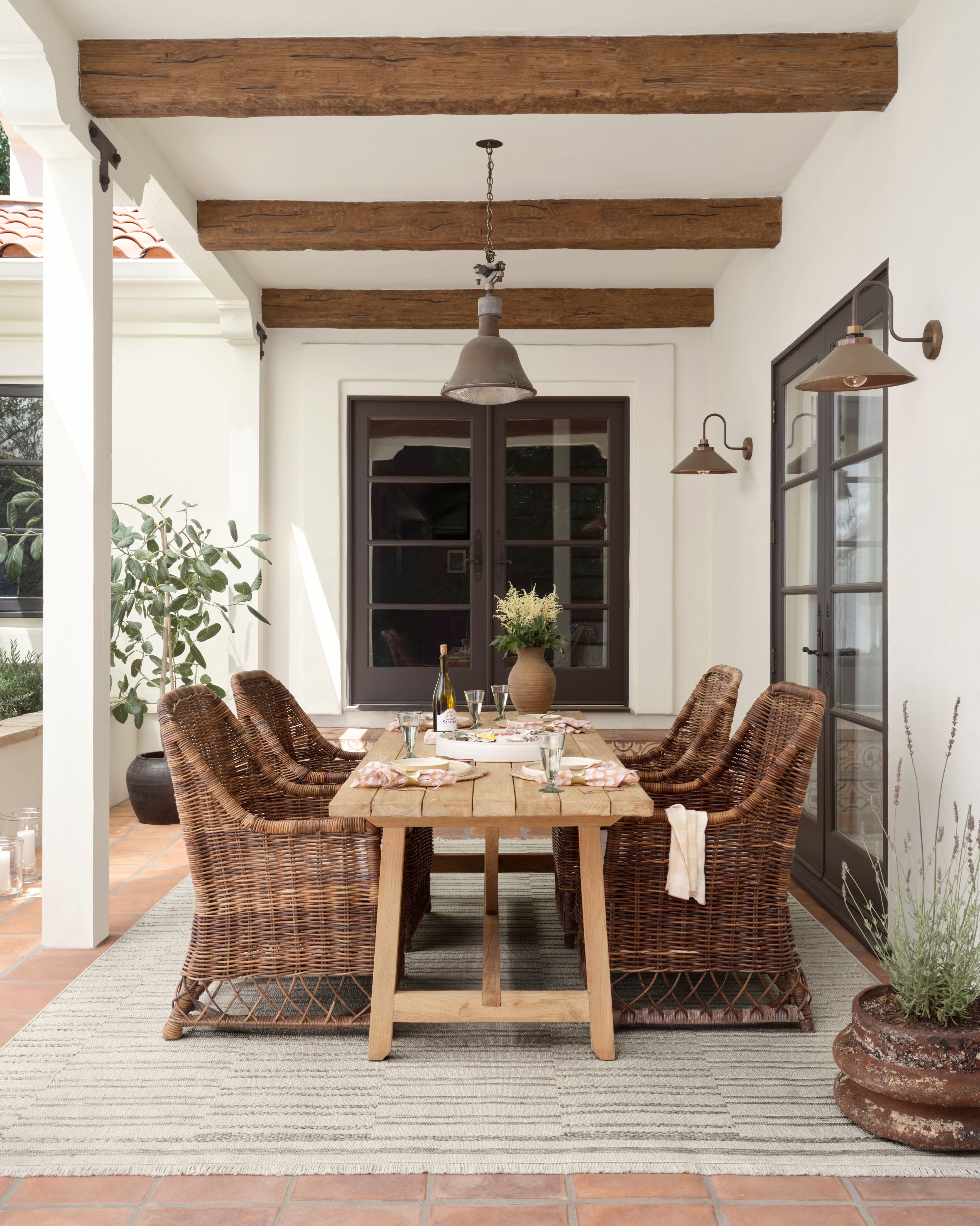 OVERSTOCK RUG - Amber Lewis x Loloi Malibu Ivory / Dove Rug No. 01 - 5'1" x 7'7" IN STORE - Sale Rugs Loloi