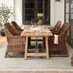 OVERSTOCK RUG - Amber Lewis x Loloi Malibu Ivory / Dove Rug No. 01 - 5'1" x 7'7" IN STORE - Sale Rugs Loloi