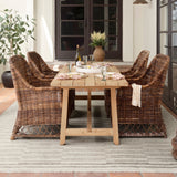 OVERSTOCK RUG - Amber Lewis x Loloi Malibu Ivory / Dove Rug No. 01 - 5'1" x 7'7" IN STORE - Sale Rugs Loloi