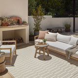 Amber Lewis x Loloi Malibu Ivory / Dove Rug No. 05 5-Rugs - indoor/outdoor Loloi