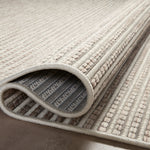 Amber Lewis x Loloi Malibu Ivory / Dove Rug No. 05 5-Rugs - indoor/outdoor Loloi