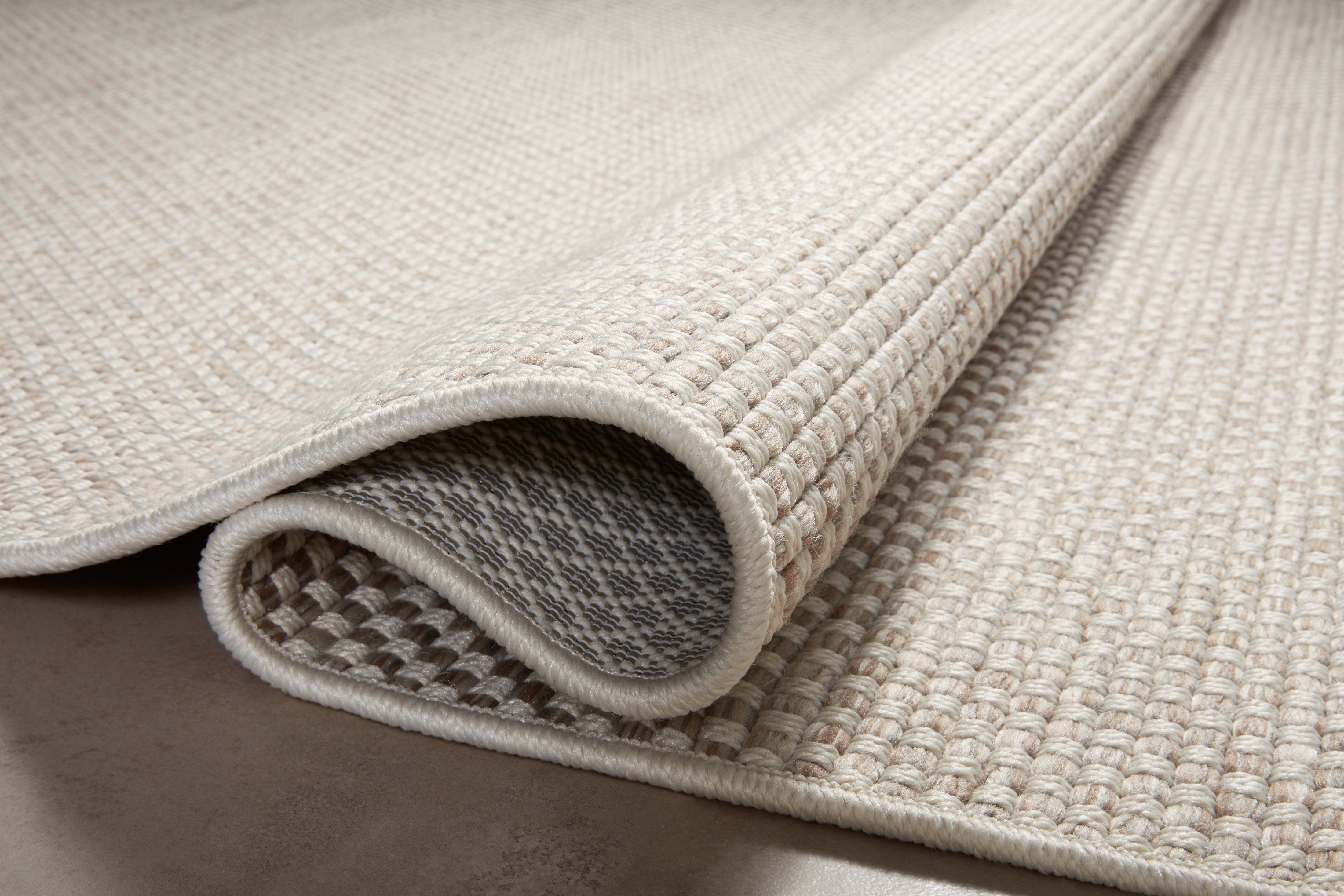 Amber Lewis x Loloi Malibu Ivory / Dove Rug No. 01 5-Rugs - indoor/outdoor Loloi