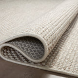 Amber Lewis x Loloi Malibu Ivory / Dove Rug No. 04 5-Rugs - indoor/outdoor Loloi