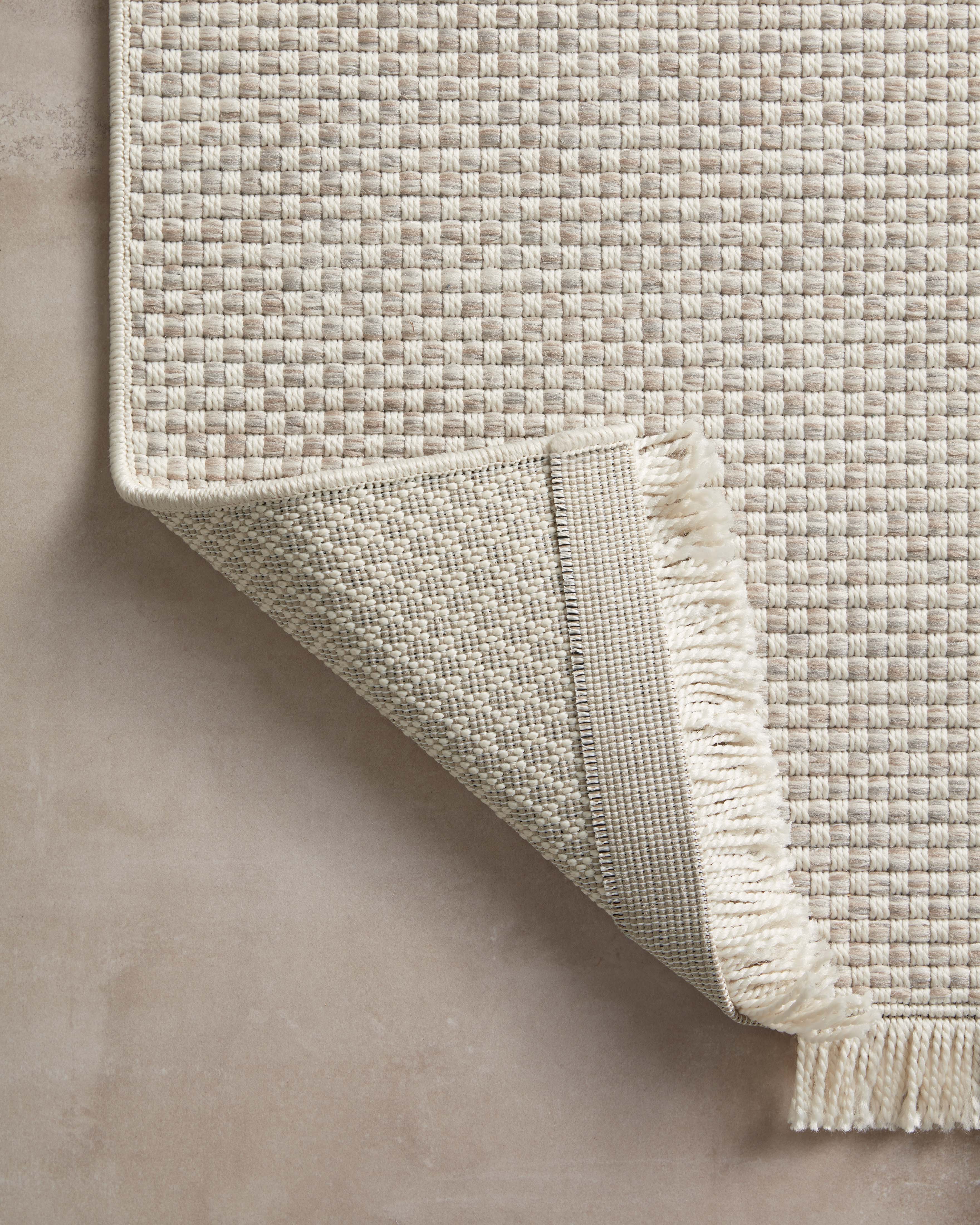 Amber Lewis x Loloi Malibu Ivory / Dove Rug No. 04 5-Rugs - indoor/outdoor Loloi