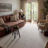 Amber Lewis x Loloi Malibu Ivory / Dove Rug No. 02 5-Rugs - indoor/outdoor Loloi
