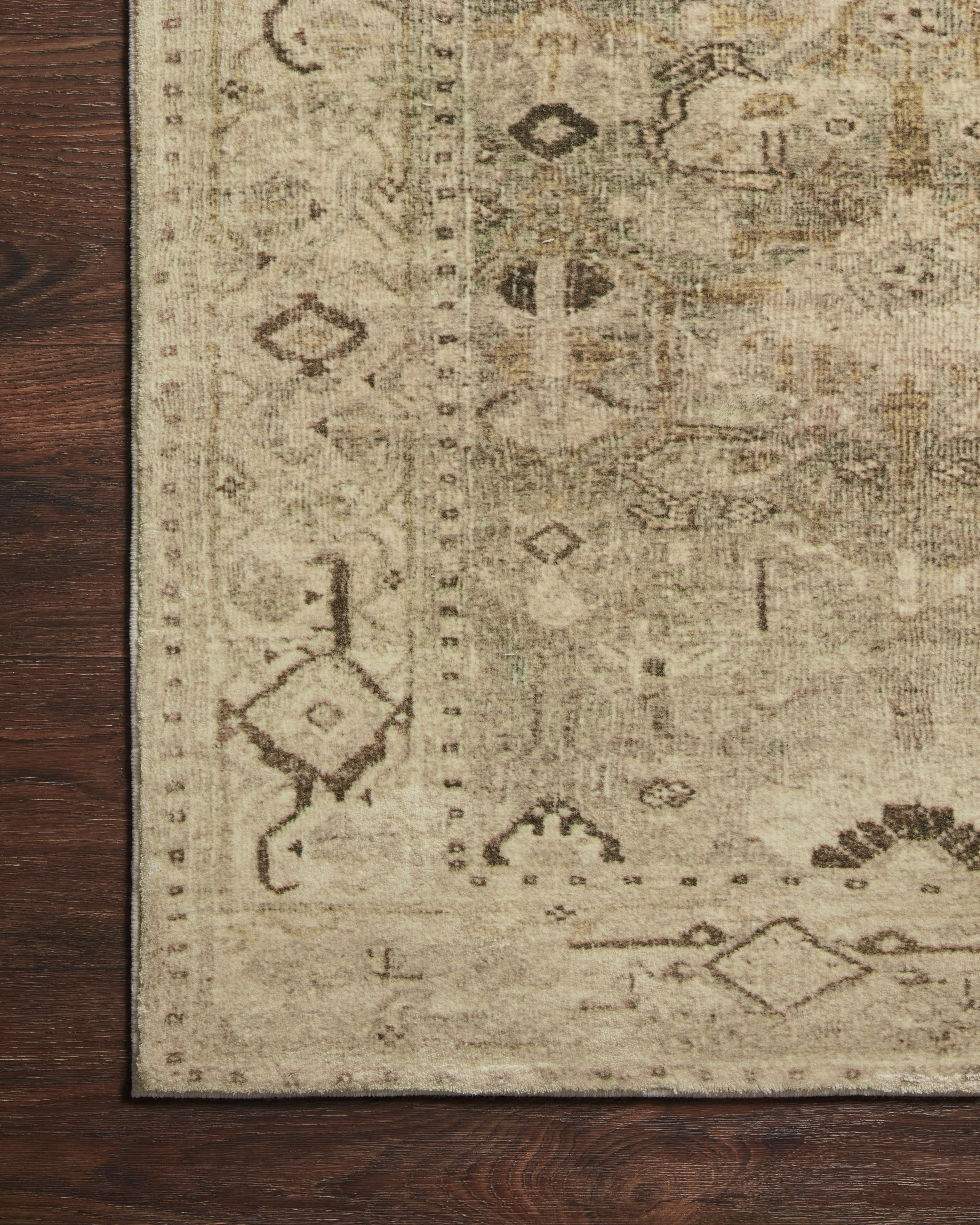 Loloi Margot Antique / Sage Rug No.1 RUGS - synthetic Loloi 18" x 18"