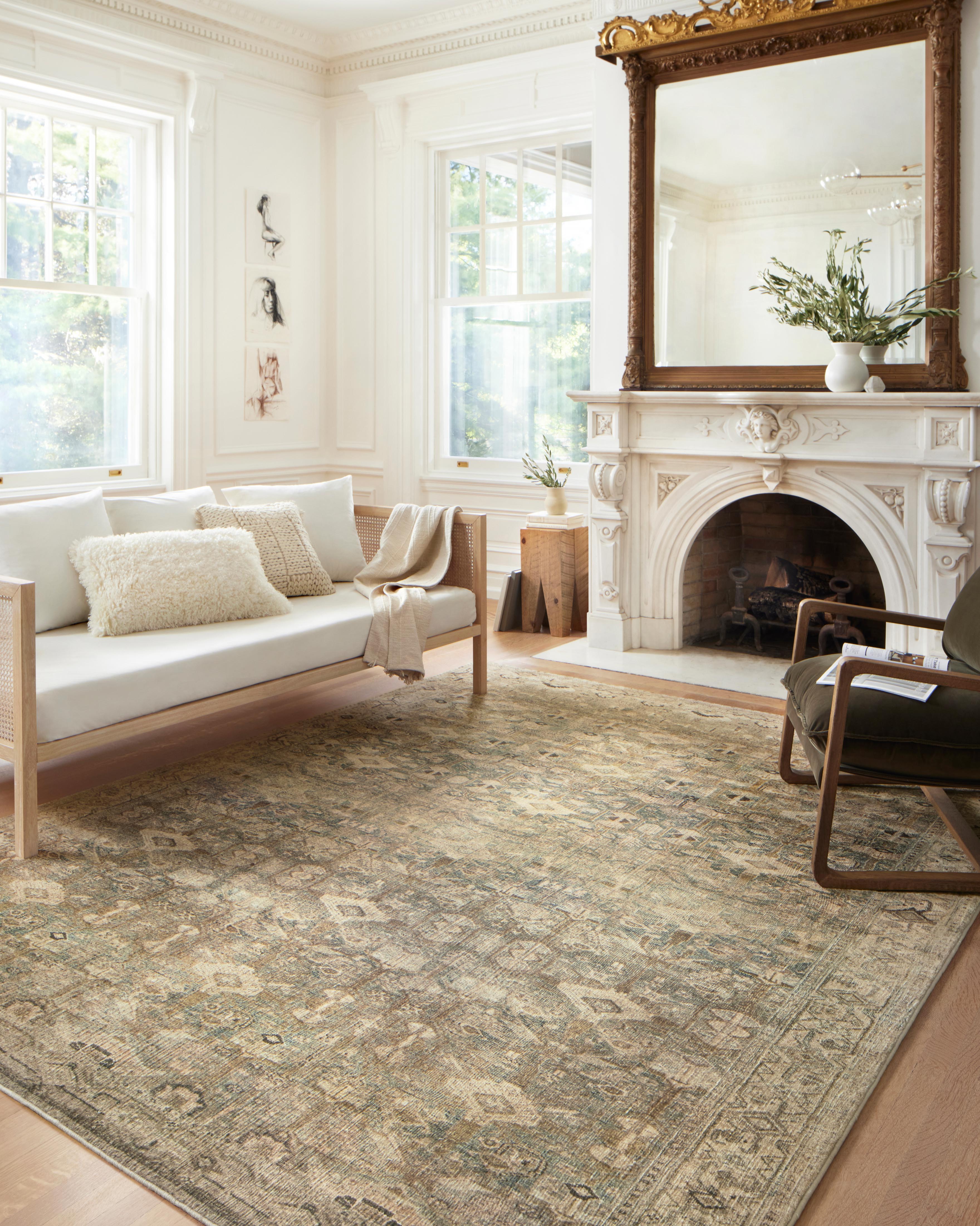 Loloi Margot Antique / Sage Rug No.2 RUGS - synthetic Loloi