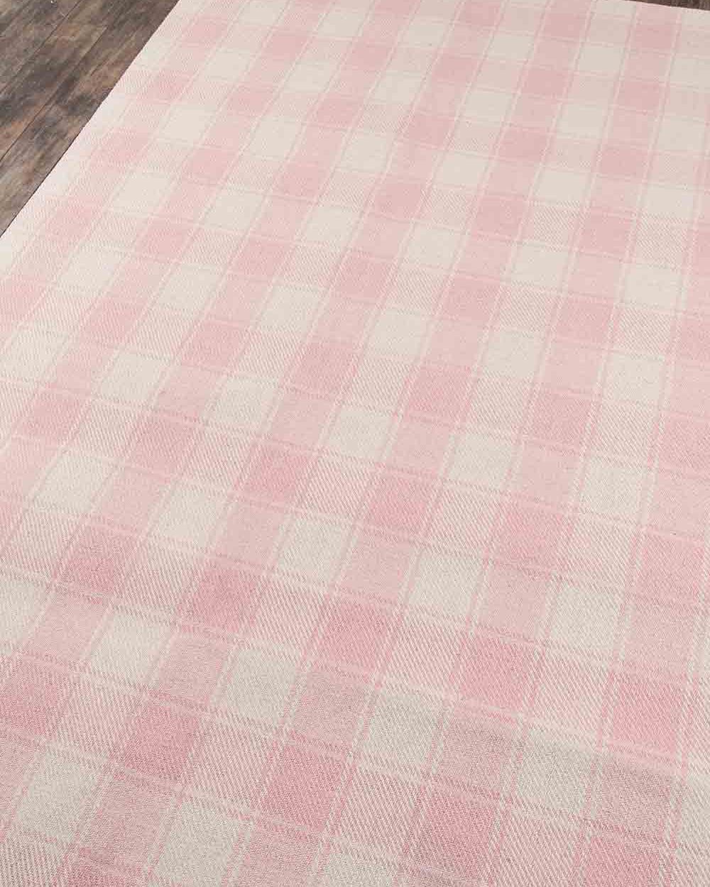 Marlby Tartan Pink Rug 0-rugs-wool Momeni