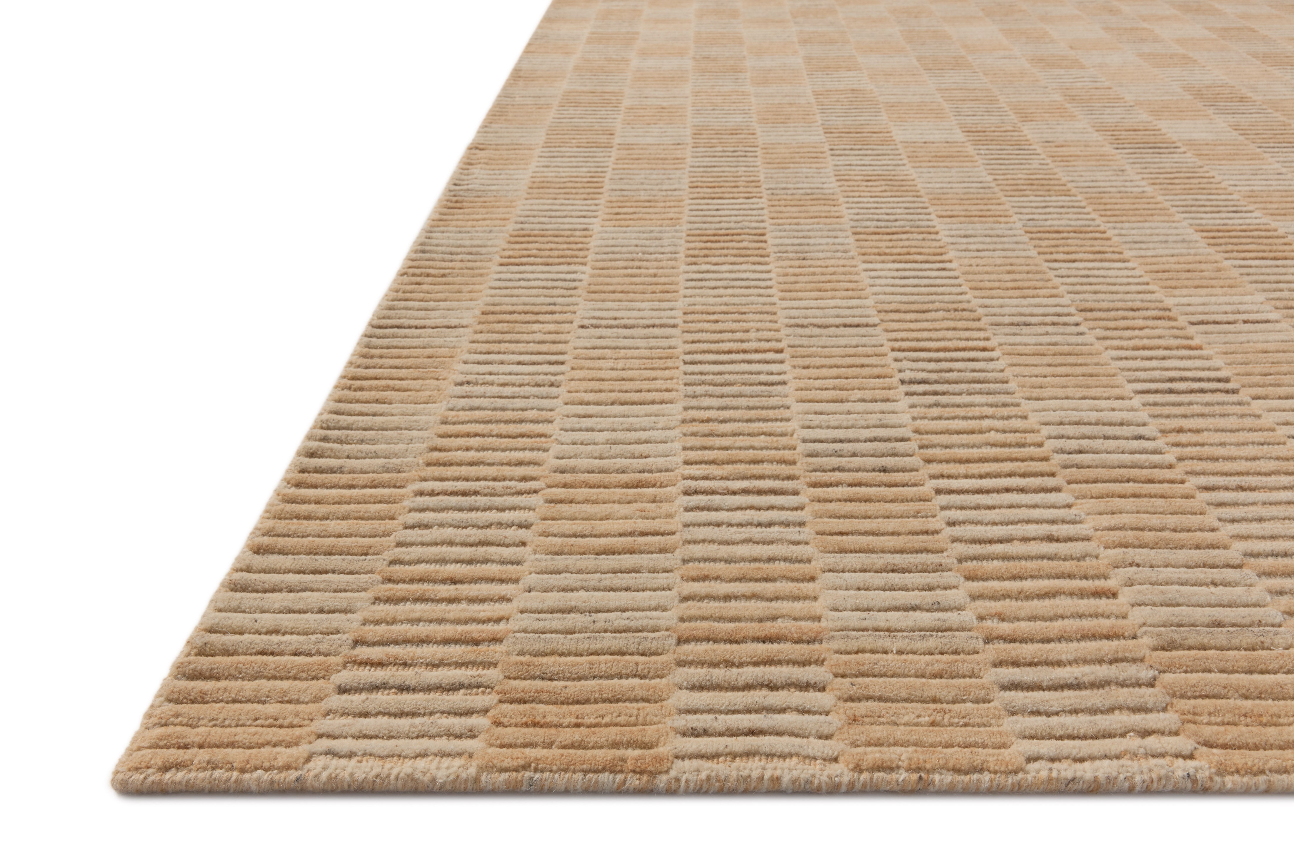 Amber Lewis x Loloi Marlowe Clay / Natural RUGS - checkered Loloi