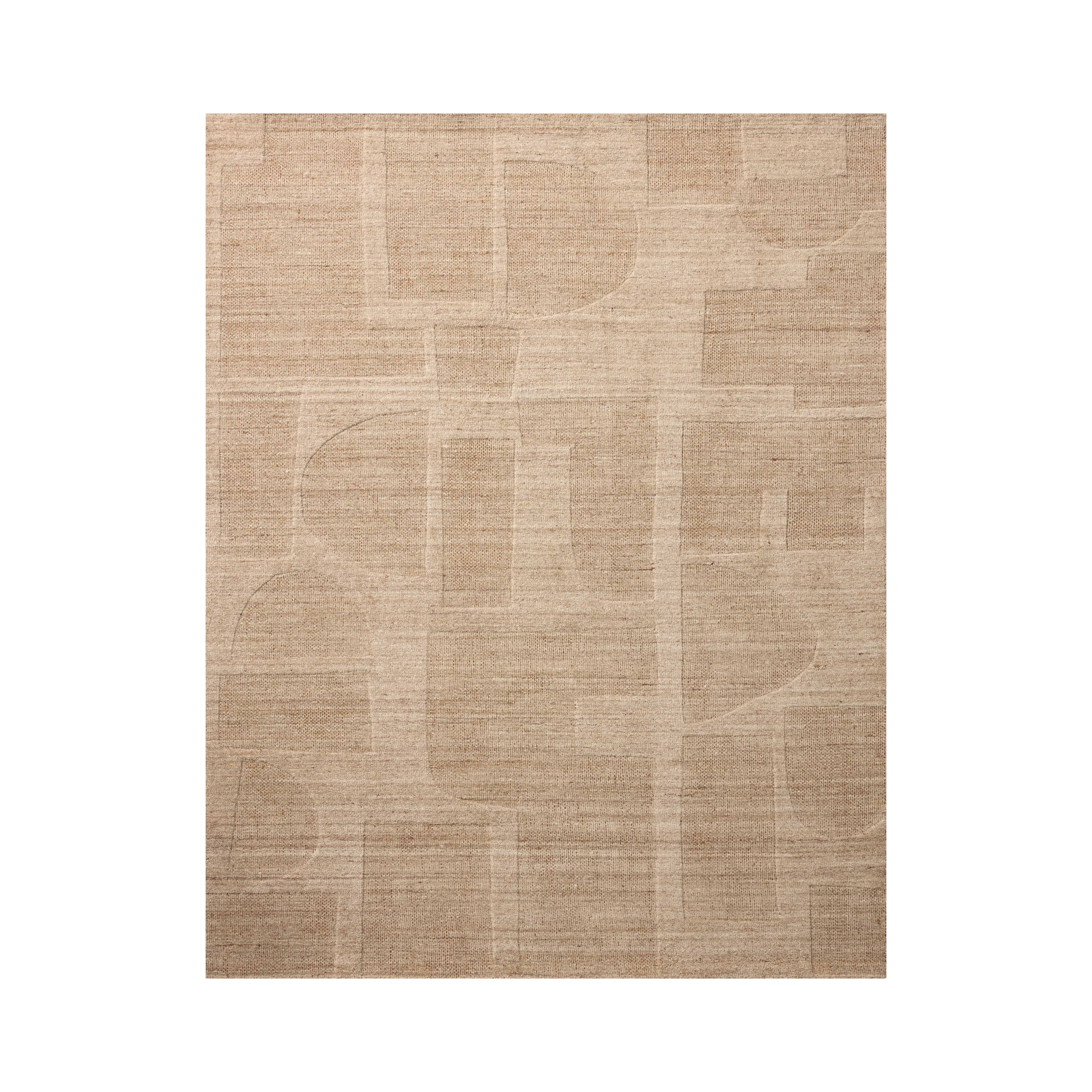 In-house sample - Loloi Maren Collection DESIGN - Rug Sample Loloi Natural