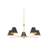 Burghley Chandelier LIGHTING - Chandelier Hudson Valley Lighting Distressed Bronze
