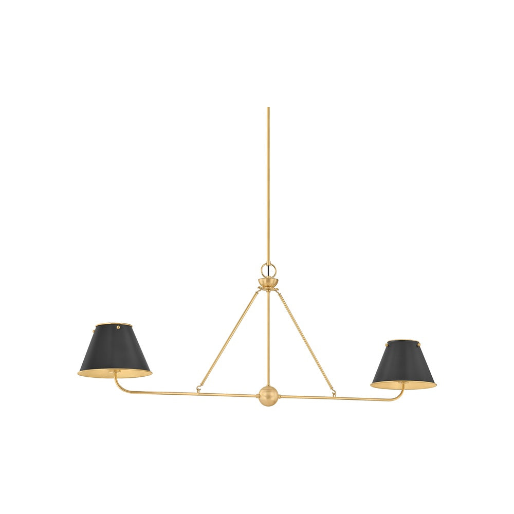 Burghley Linear Pendant LIGHTING - Linear Hudson Valley Lighting Distressed Bronze