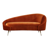 Abigail Chaise FURNITURE - chaise Moe's Furniture Orange
