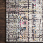 Loloi Medusa Charcoal / Multi Rug RUGS - synthetic Loloi