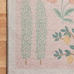Rifle Paper Co. X Loloi/ Menagerie Les Fauves Blush Rug 2 - RUGS - patterned Loloi