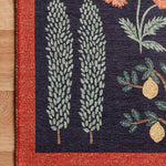 Rifle Paper Co. x Loloi Menagerie Black Rug No.2 RUGS - synthetic Loloi 18" x 18"