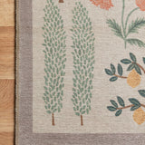 Rifle Paper Co. x Loloi Menagerie Cream Rug No.2 RUGS - synthetic Loloi 18" x 18"