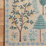 Rifle Paper Co. x Loloi Menagerie Cream Rug No.1 RUGS - synthetic Loloi 18" x 18"