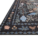 Rifle Paper Co. x Loloi Menagerie Black Rug No.2 RUGS - synthetic Loloi 18" x 18"