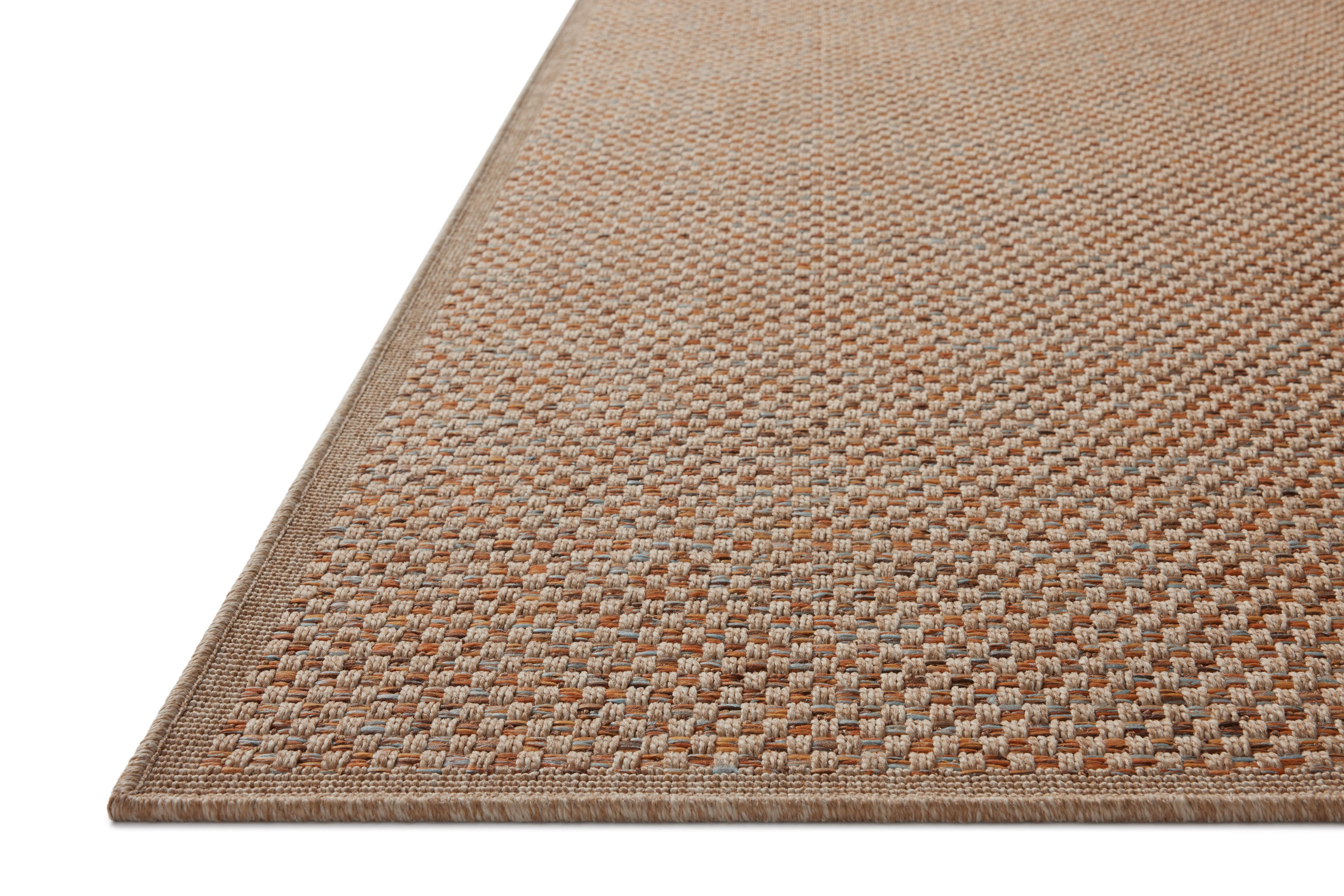 Loloi Merrick Oatmeal / Sunrise Rug 5-Rugs - indoor/outdoor Loloi