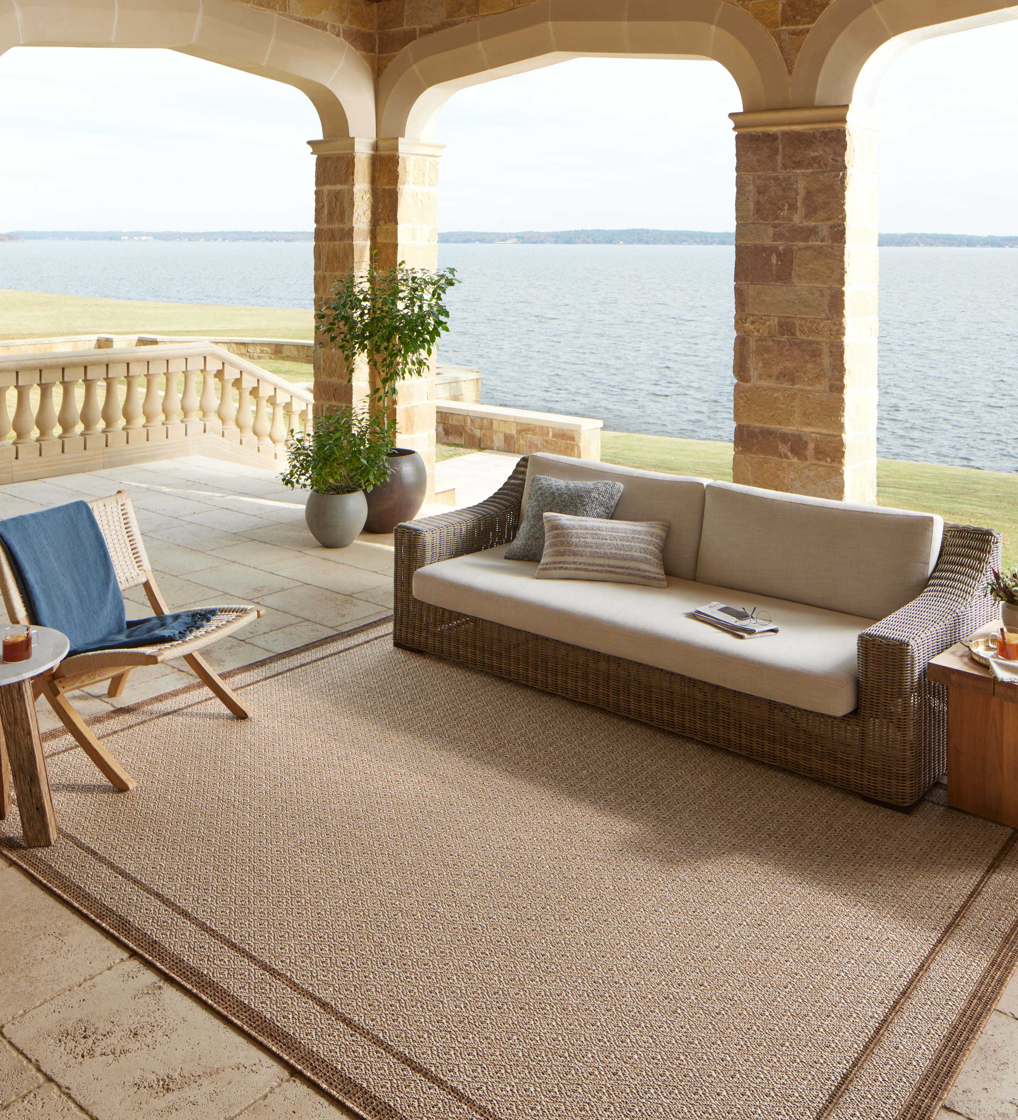 Loloi Merrick Chestnut / Oatmeal Rug