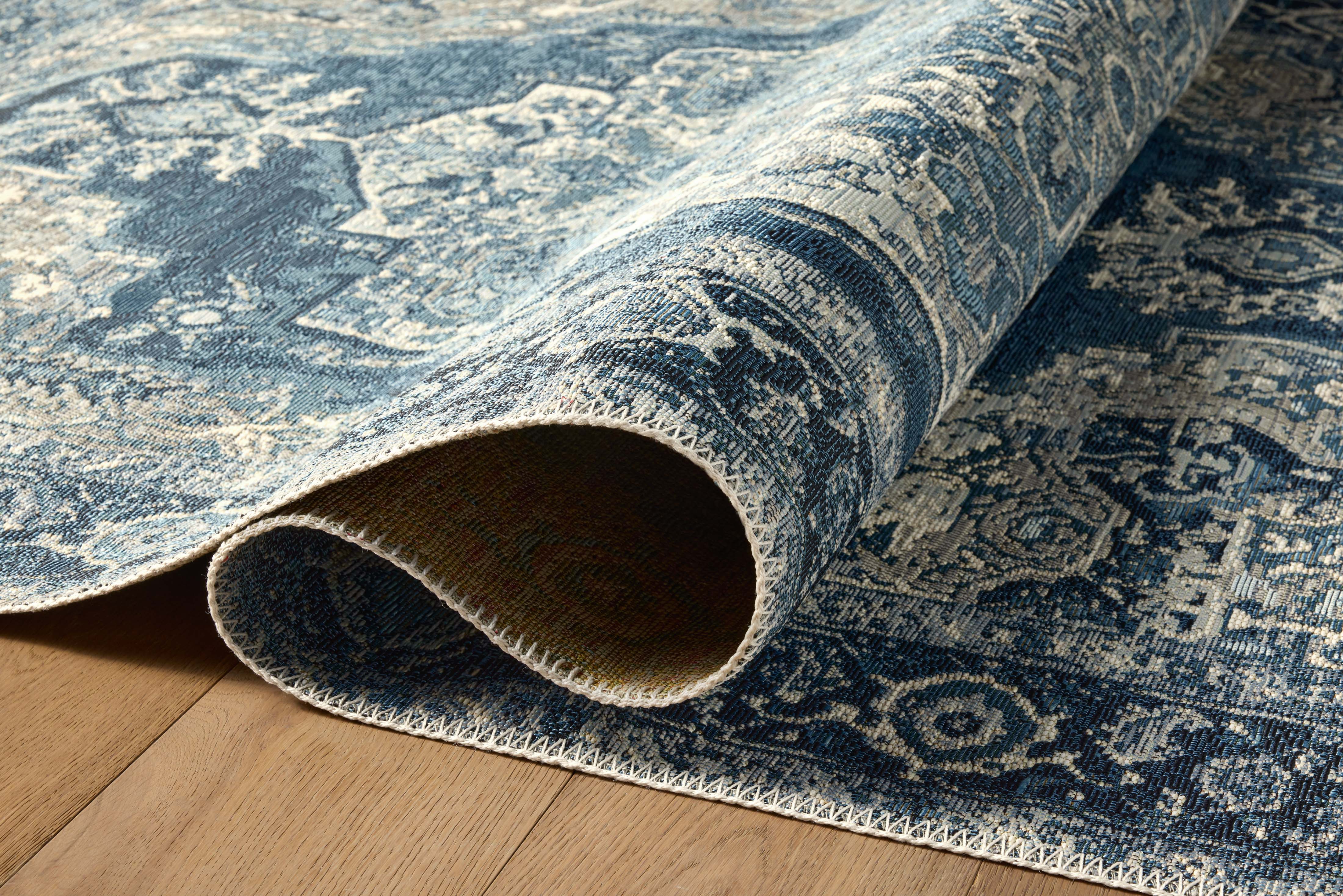 Loloi Mika Dk Blue Rug RUGS - synthetic Loloi