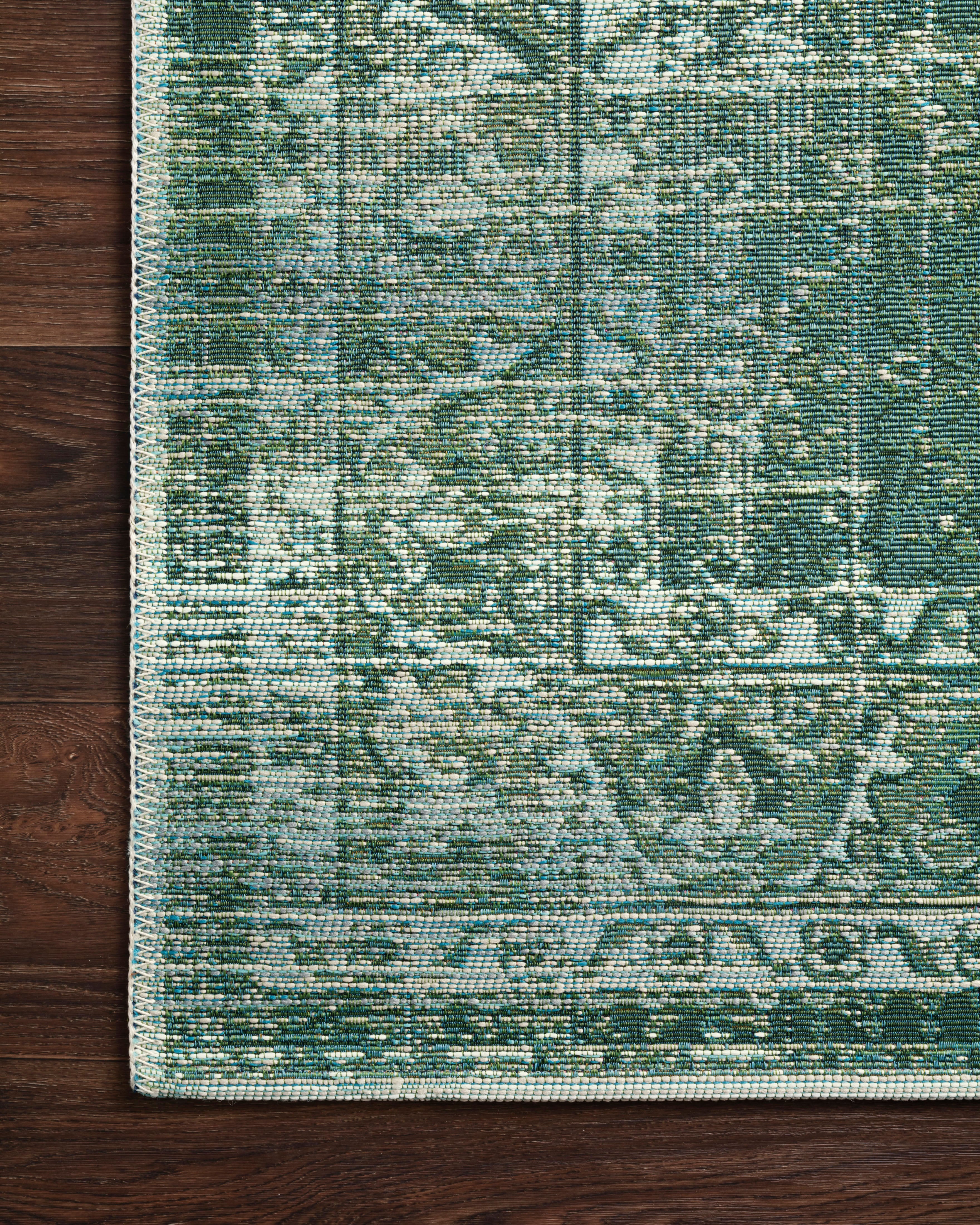 Loloi Mika Green / Mist Rug RUGS - synthetic Loloi