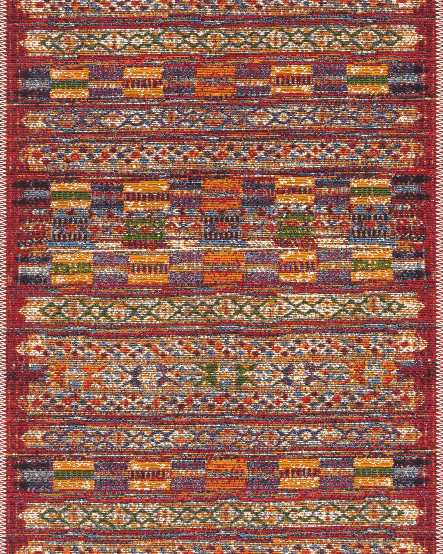 Loloi Mika Red / Multi Rug 5-Rugs - indoor/outdoor Loloi