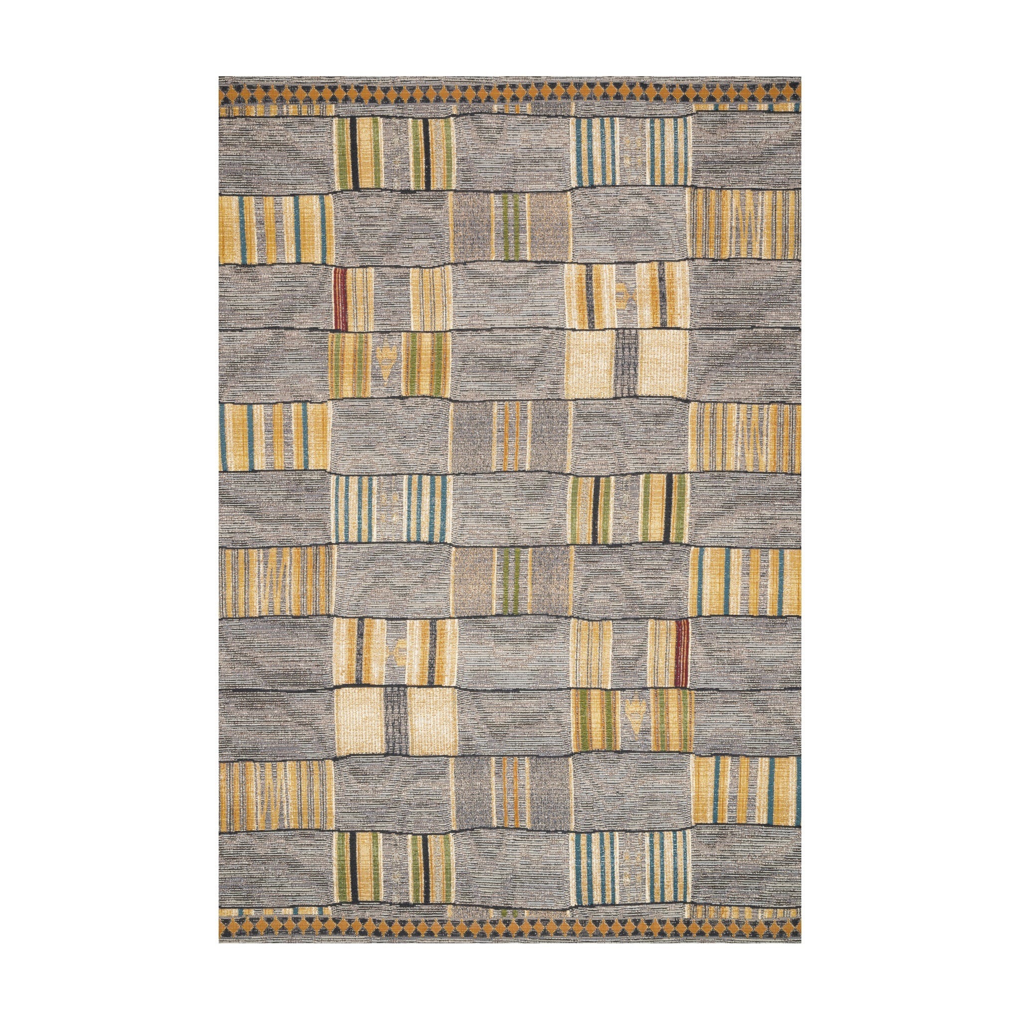 Loloi Mika Granite / Multi Rug RUGS - synthetic Loloi 18" x 18"
