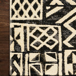 Loloi Mika Ivory / Black Rug RUGS - synthetic Loloi
