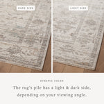 Magnolia Home by Joanna Gaines x Loloi Millie Silver / Dove Rug 0-patterned rugs Loloi