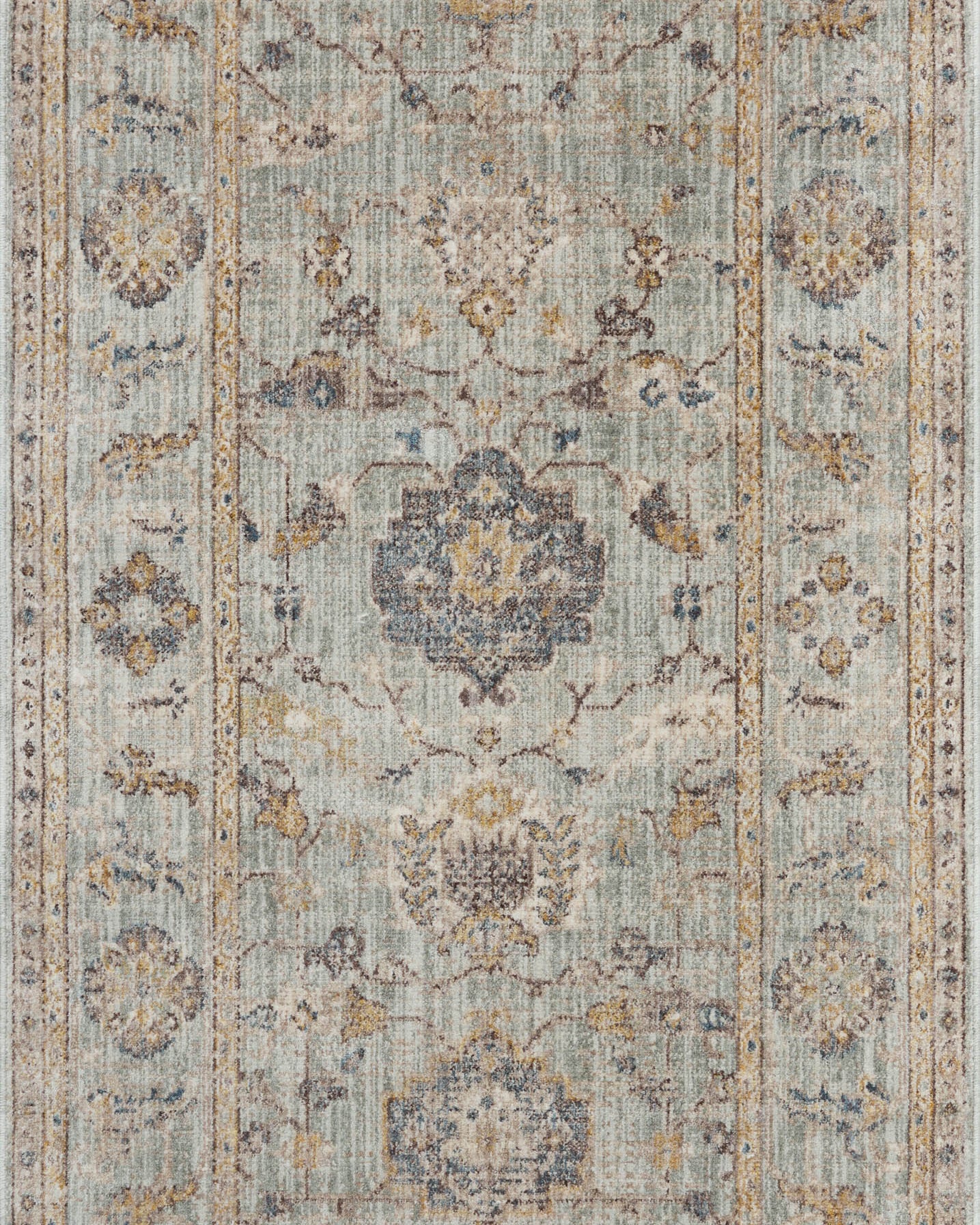 Joanna Gaines x Loloi Millie Sky / Gold Rug RUGS - synthetic Loloi