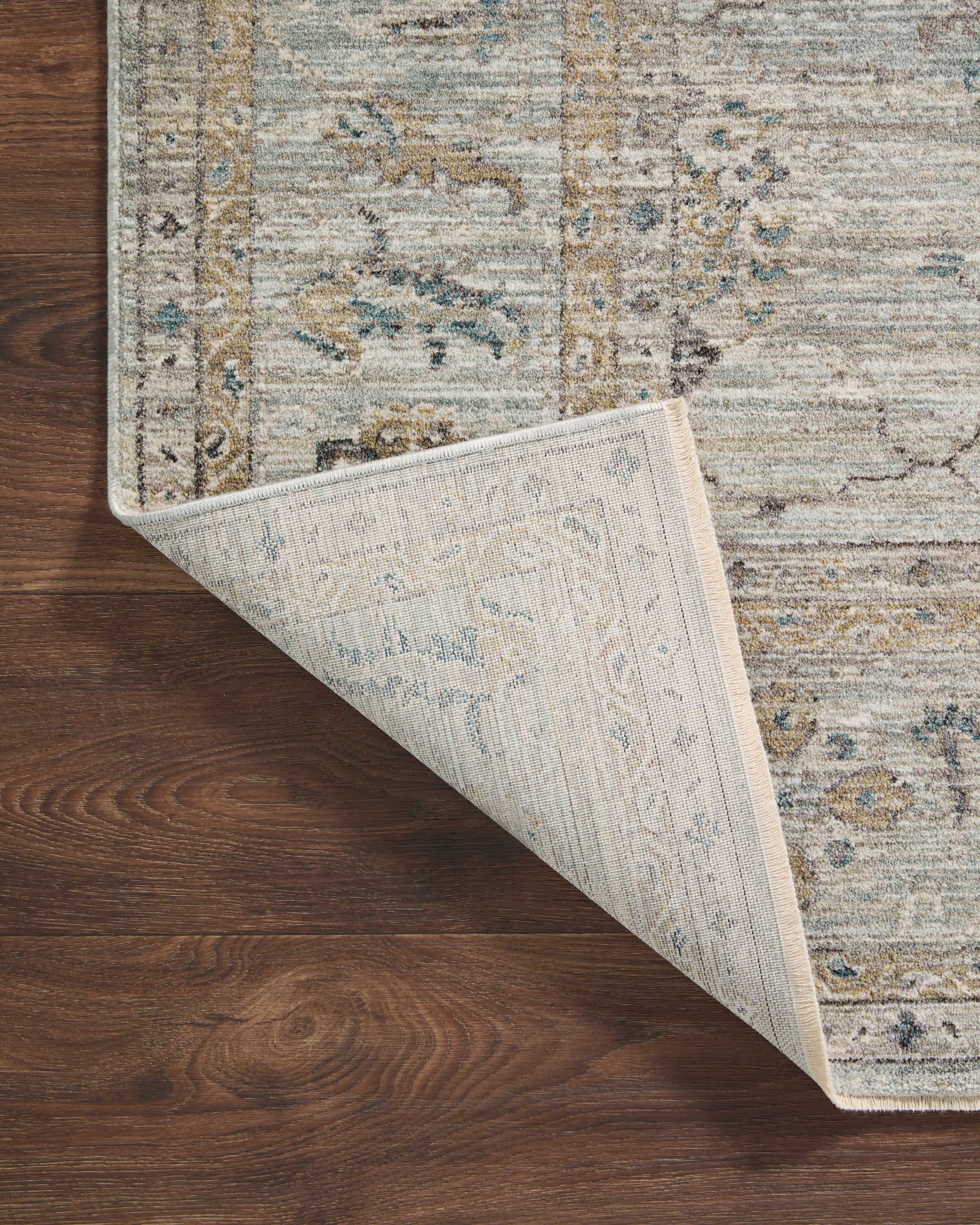 Joanna Gaines x Loloi Millie Sky / Gold Rug RUGS - synthetic Loloi