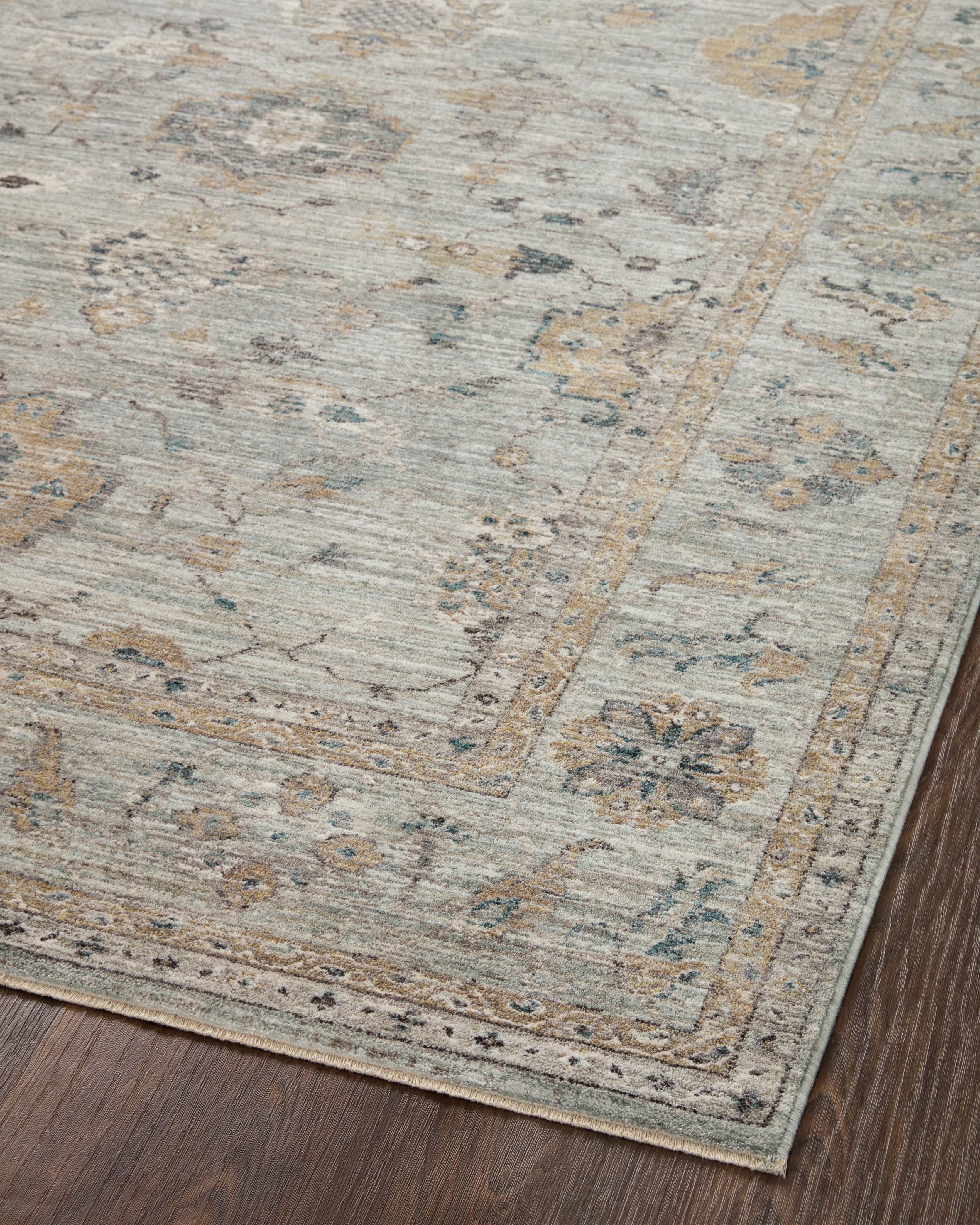 Magnolia Home by Joanna Gaines x Loloi Millie Sky / Gold Rug 0-patterned rugs Loloi