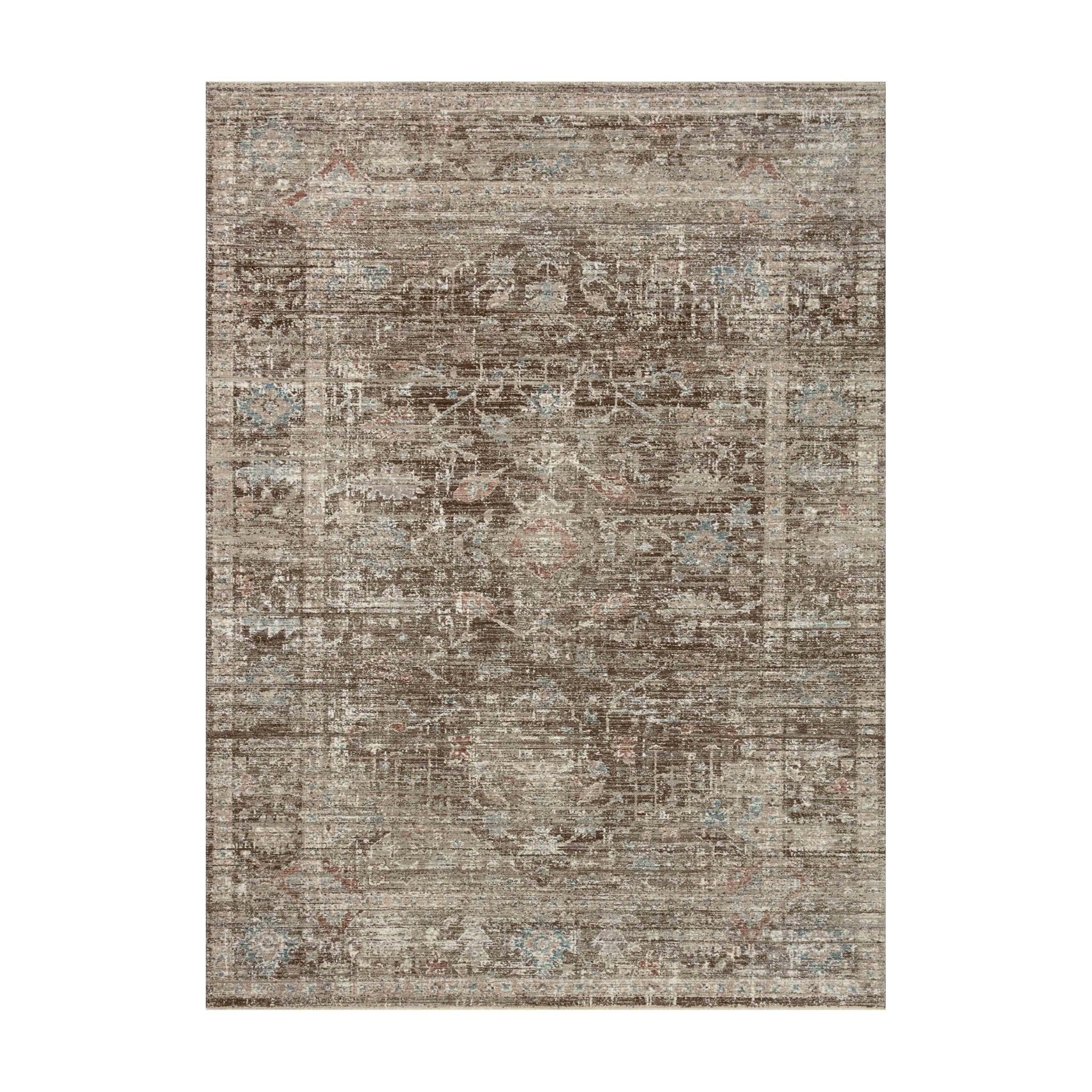 Joanna Gaines x Loloi Millie Charcoal / Dove Rug RUGS - synthetic Loloi 18" x 18"